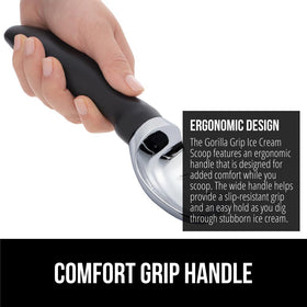 GORILLA GRIP scoop creating perfect large scoops for sundaes