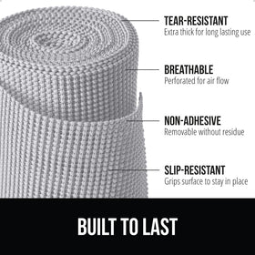 Close-up shows strong grip texture on powerGRIP liner for non-slip surface