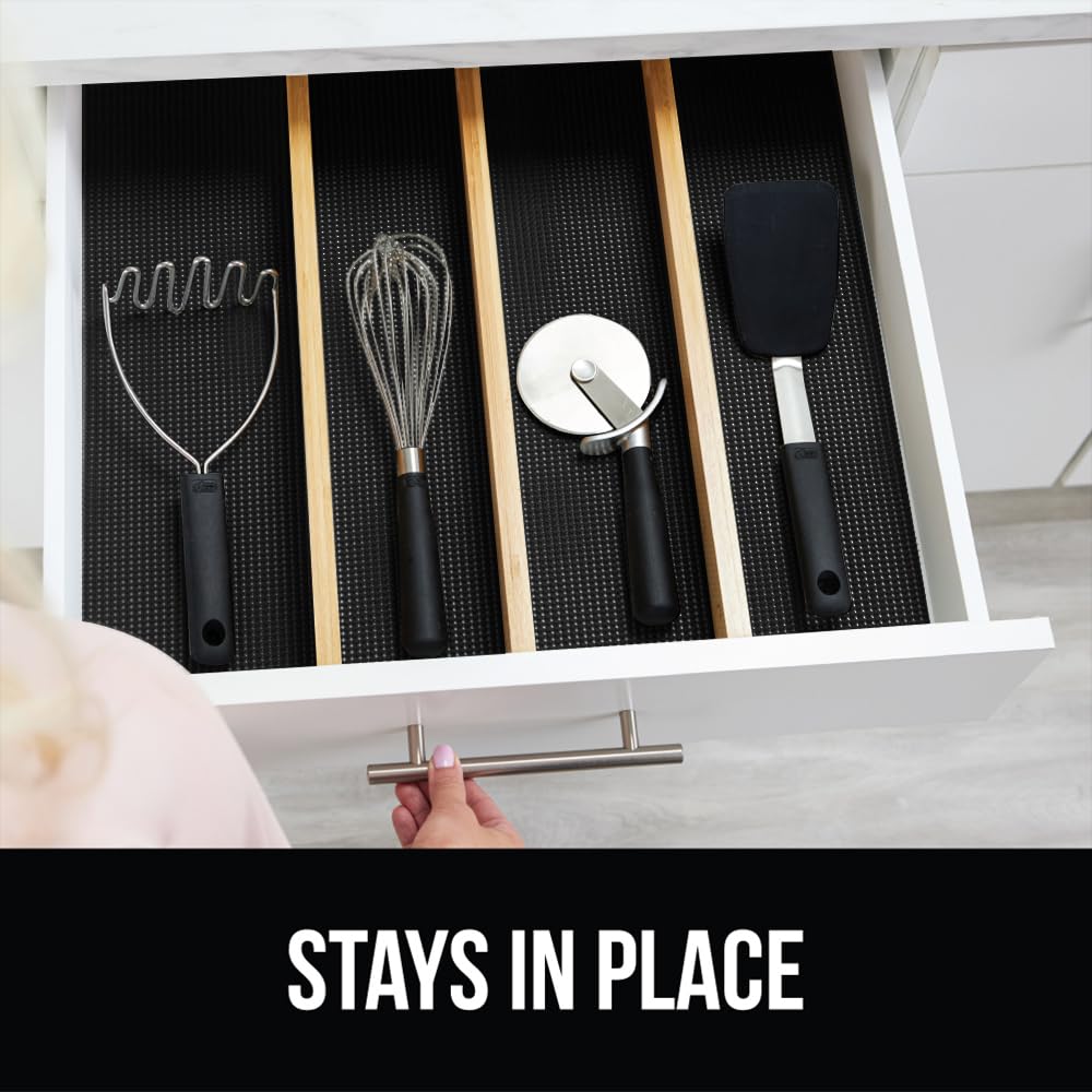 GORILLA GRIP powerGRIP protector-liner shields cabinet surfaces during everyday use