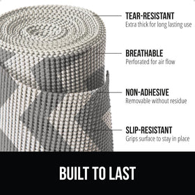 GORILLA GRIP powerGRIP shelf liner thick durable protection for shelves
