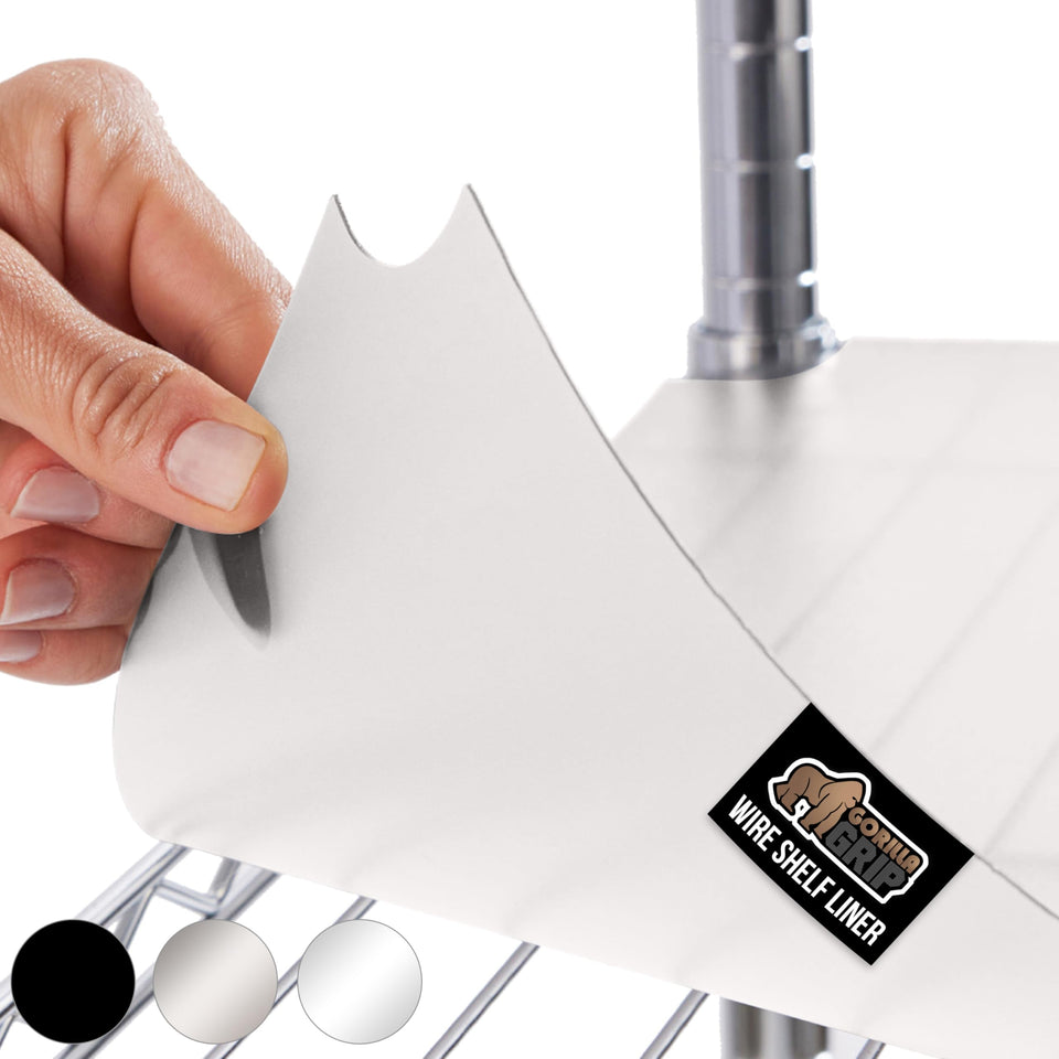 GORILLA GRIP ShelfGuard 14x24 clear liner provides durable, organized shelving
