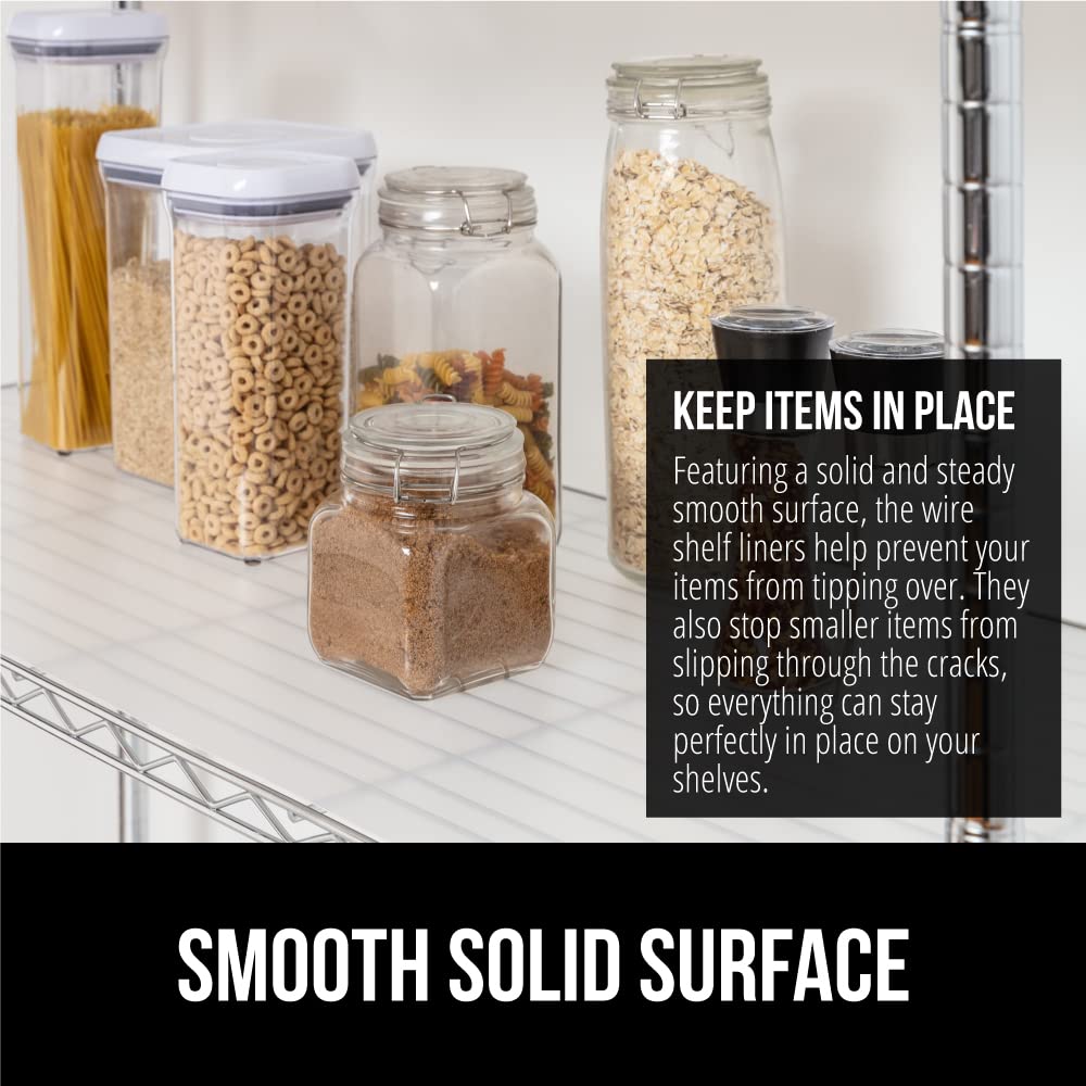 GORILLA GRIP ShelfGuard waterproof liner protects shelves from spills and moisture