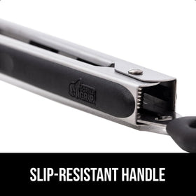GORILLA GRIP slip-resistant handle ensures a secure grip during cooking