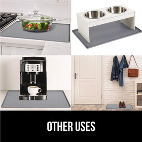 GORILLA GRIP under-sink mat lip containment and spill protection