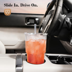 GOSCHE borosilicate glass cups protect flavors and resist temperature changes.