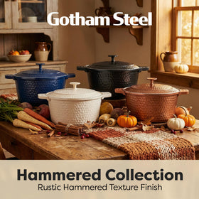 Gotham Steel 5qt Dutch Oven is ideal for bread baking and sourdough.