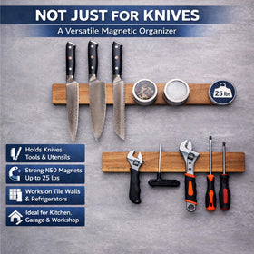 Gourmetop 16 inch strip frees counter space while enhancing kitchen organization.