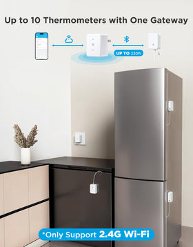 GoveeLife remote monitoring up to 230 ft for multiple fridges