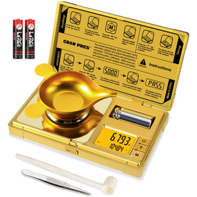 GRAM PRES high-precision scale with 50 g capacity for jewelry and powders.
