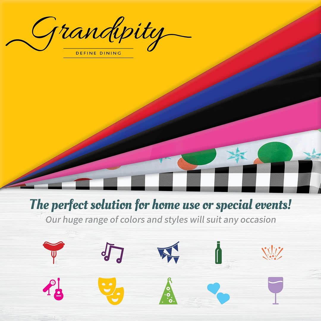 Grandipity indoor outdoor tablecloth suits dining, picnics, and catering setups