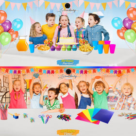 Grandipity heavy-duty tablecloth remains bright and tear-free through celebrations.