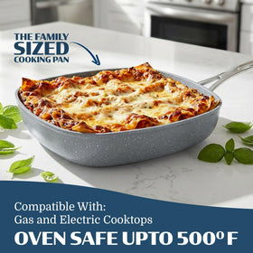 Granitestone Ceraluxe kitchen in a box set with pans bakeware and utensils.