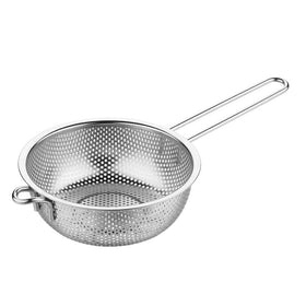 GREATLINK colander basket with resting feet to keep hands free while cooking