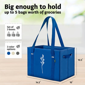 Green Bulldog long-handles tote for easy shoulder carrying