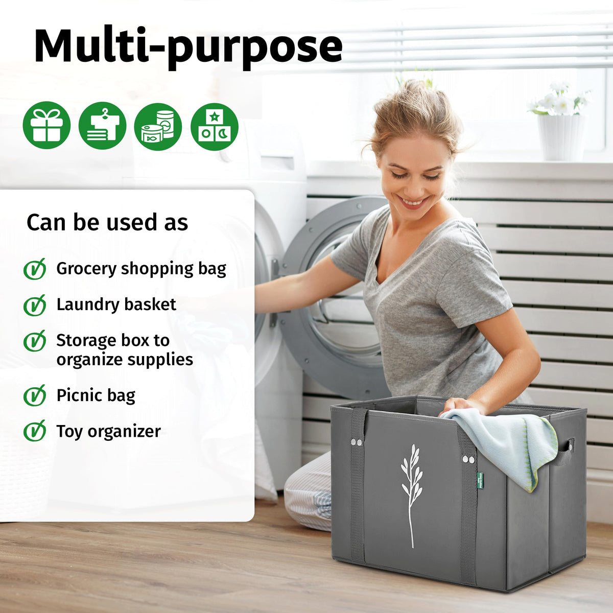 Green Bulldog water-resistant exterior cleans easily after spills
