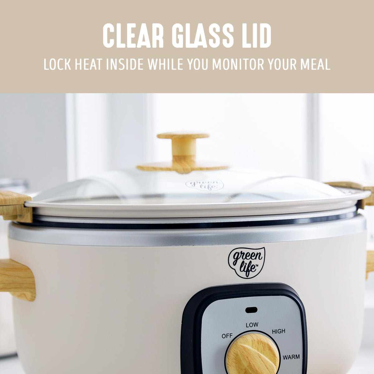 GreenLife durable stay-cool handles for safe transfers and confident handling.