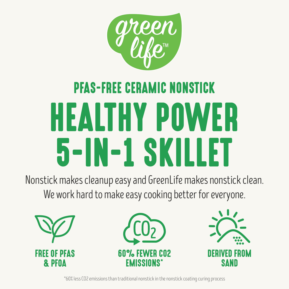 GreenLife pink skillet stay-cool handles for safe maneuvering.