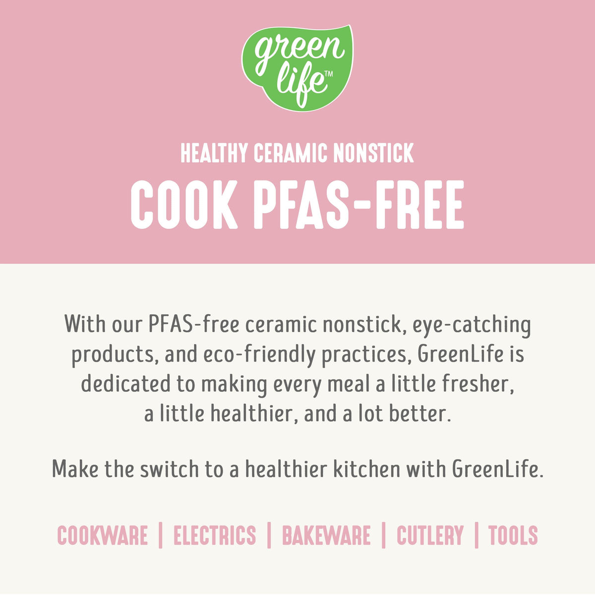 GreenLife dishwasher-safe inner pot and lid for easy cleanup after family meals.