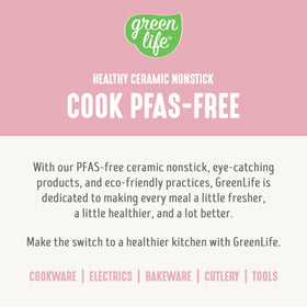 GreenLife dishwasher-safe inner pot and lid for easy cleanup after family meals.
