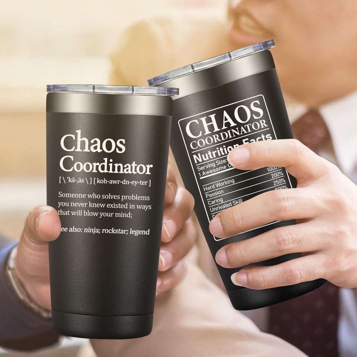Grifarny Chaos Coordinator tumbler uses 304-grade stainless steel for durability