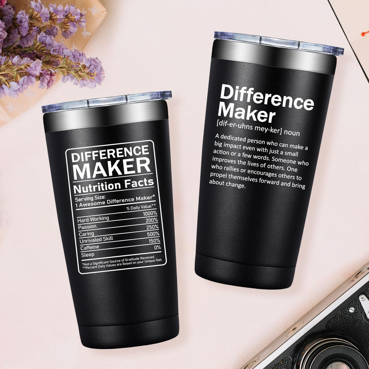 Grifarny Difference Maker keychain adds a portable reminder for appreciation.