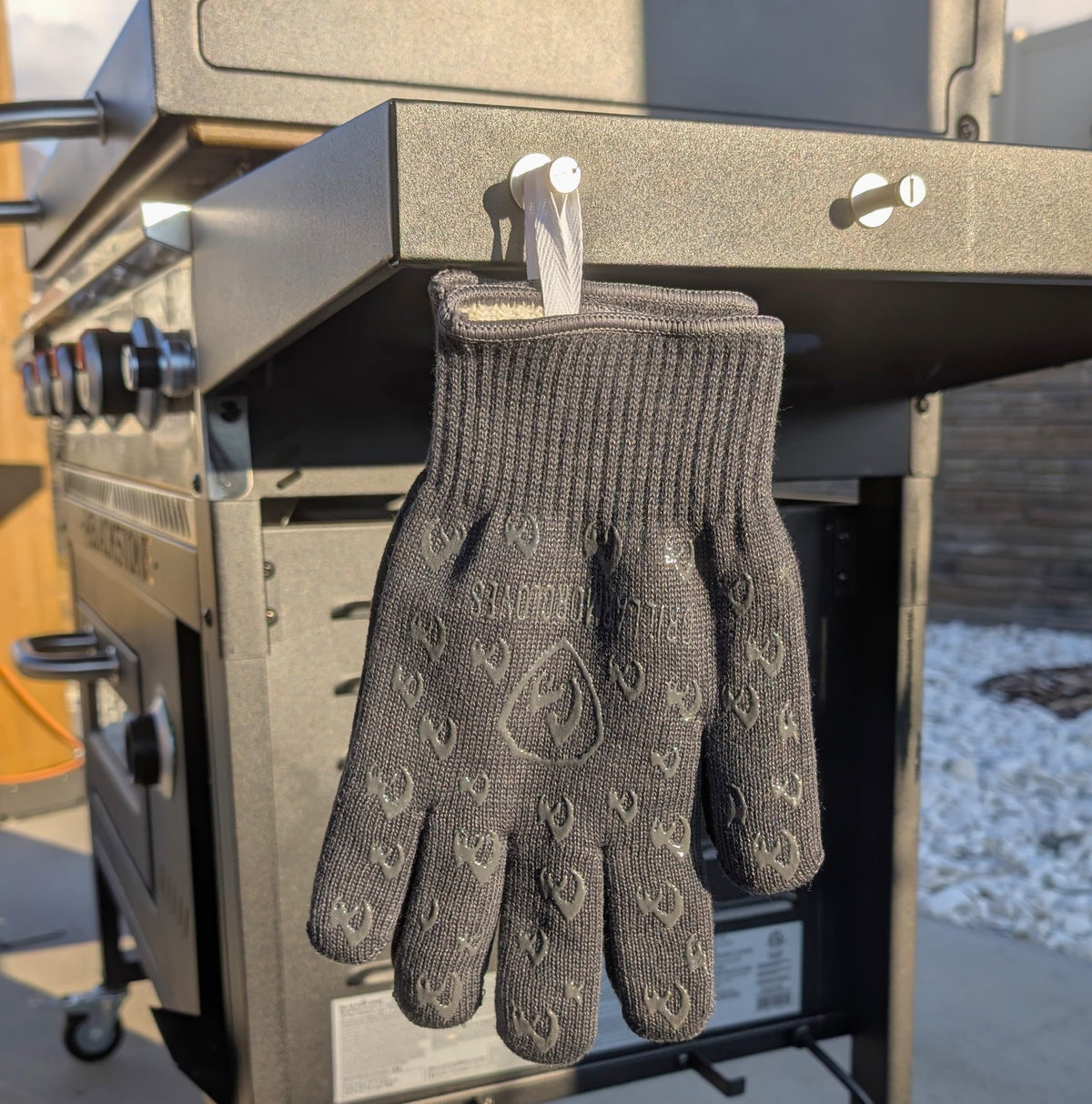 Grill Armor Gloves ideal for BBQ, oven, and fire pit tasks.