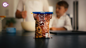 GripStic airtight seal demonstration keeps snacks fresh