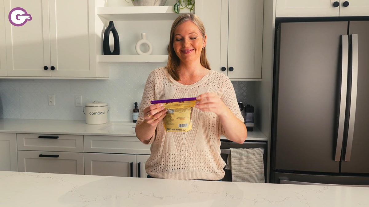 GripStic home on the go snacks storage solution