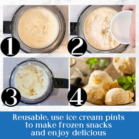 Gropecan Creami cups support custom flavors and frozen snacks.