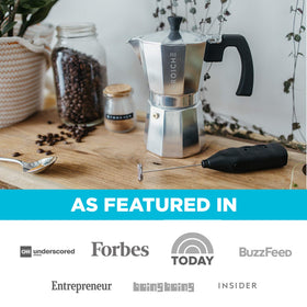 GROSCHE Milano Moka Pot induction-compatible design supports versatile stove use