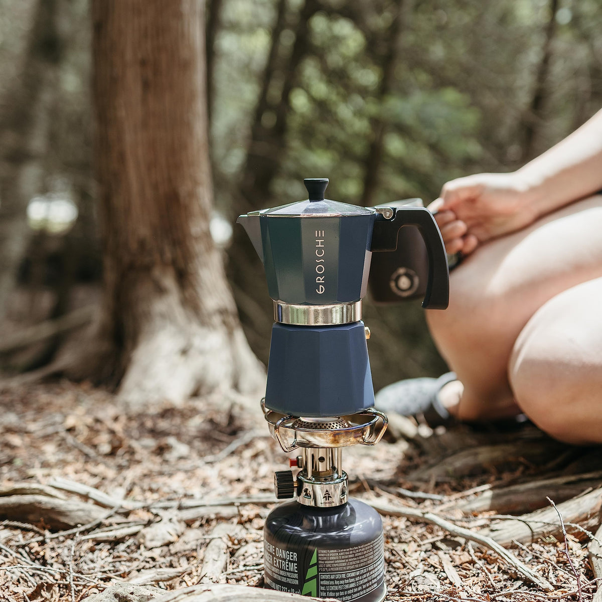 GROSCHE Milano Moka Pot compact and portable for travel