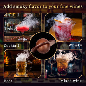 GroVind old fashioned cocktail setup elevates home bartending with smoke.