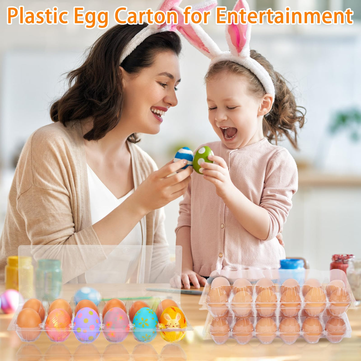 GRRONZEE farm-market-display carton presents eggs neatly to customers.