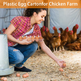 GRRONZEE stackable egg holder saves space in fridge and markets.