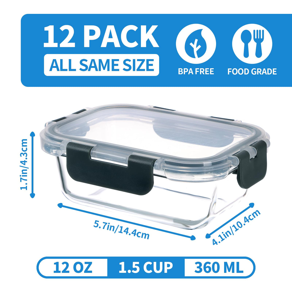 GULFLIN hinged lids with airtight seal enabling quick, secure closing for meals.