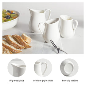 Gurygo compact storage creamer fits small kitchens and tables