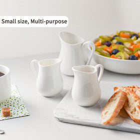 Gurygo multi-use porcelain pitcher suitable for milk or sauces