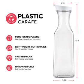 GUSTO carafes keep juice and water neatly organized during brunch