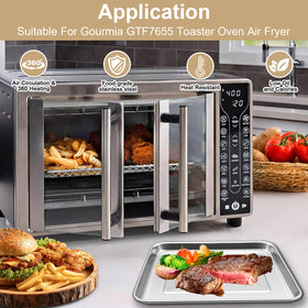 GWBSXM air fryer rack demonstrates easy stacking and improved air circulation