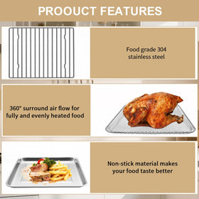GWBSXM food-grade steel ensures safe, toxin-free cooking with this accessory