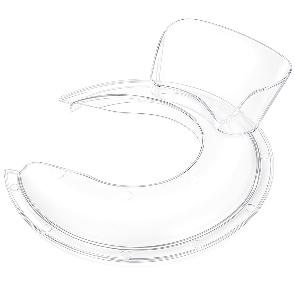 HAEGCKCA pouring shield for Kitchenaid 4.5-qt bowls reduces splatter during mixing