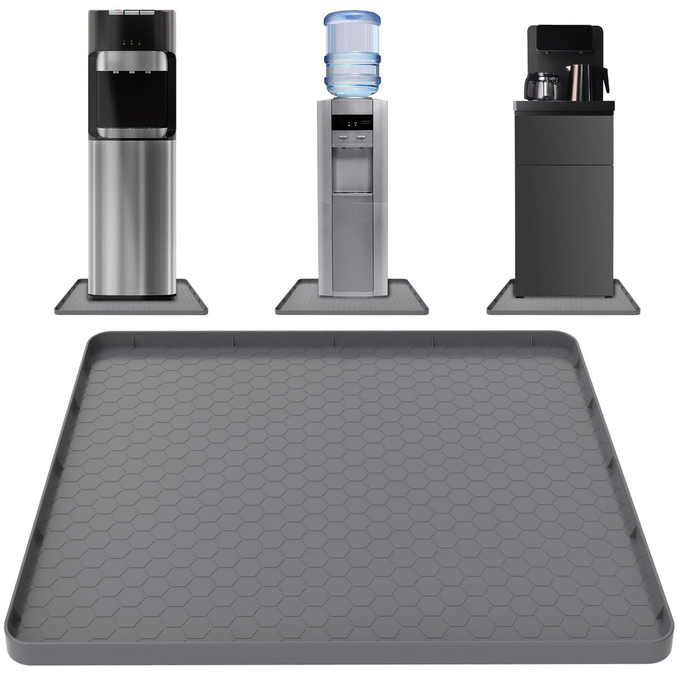 HALAGAS Water Cooler Mat 22x19 under dispenser protects floors from spills