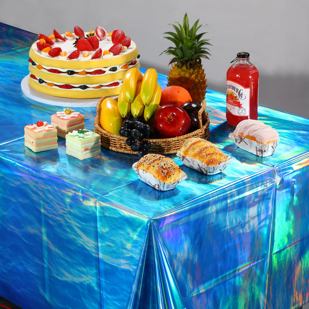 Hallswl durable waterproof tablecloth 54 by 108 inches guards against spills