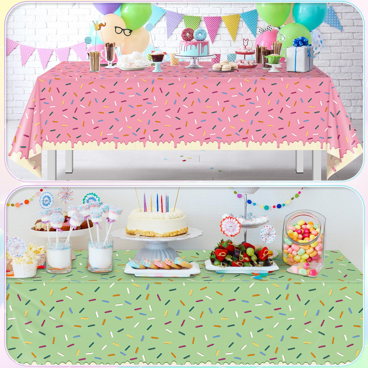 Hallswl waterproof and oil-proof tablecloth protecting the surface