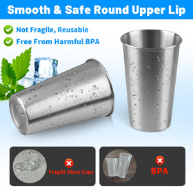 HAMILADUO dishwasher-safe cups for quick cleanup after meals