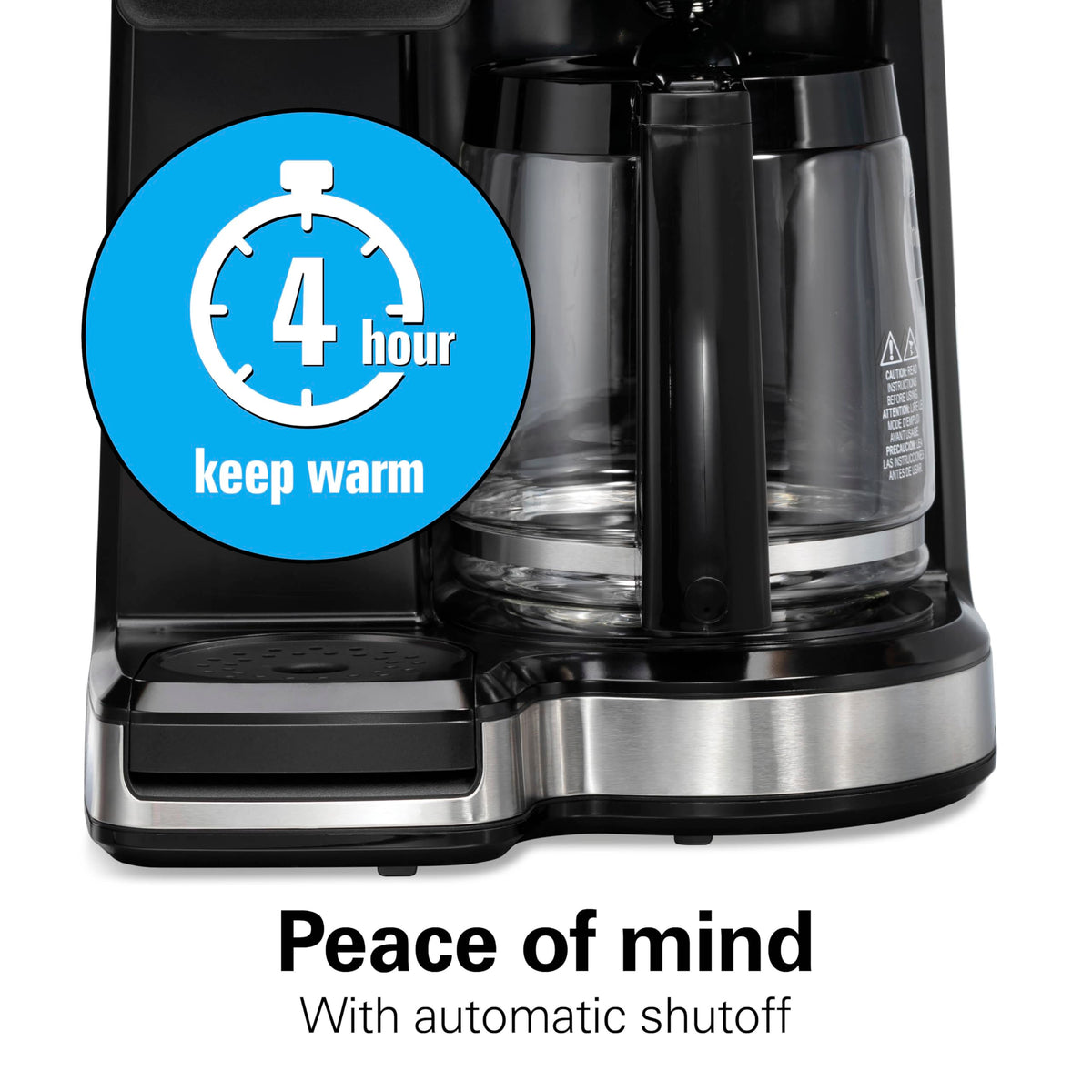 Hamilton Beach 47500J auto pause and pour features quick serving