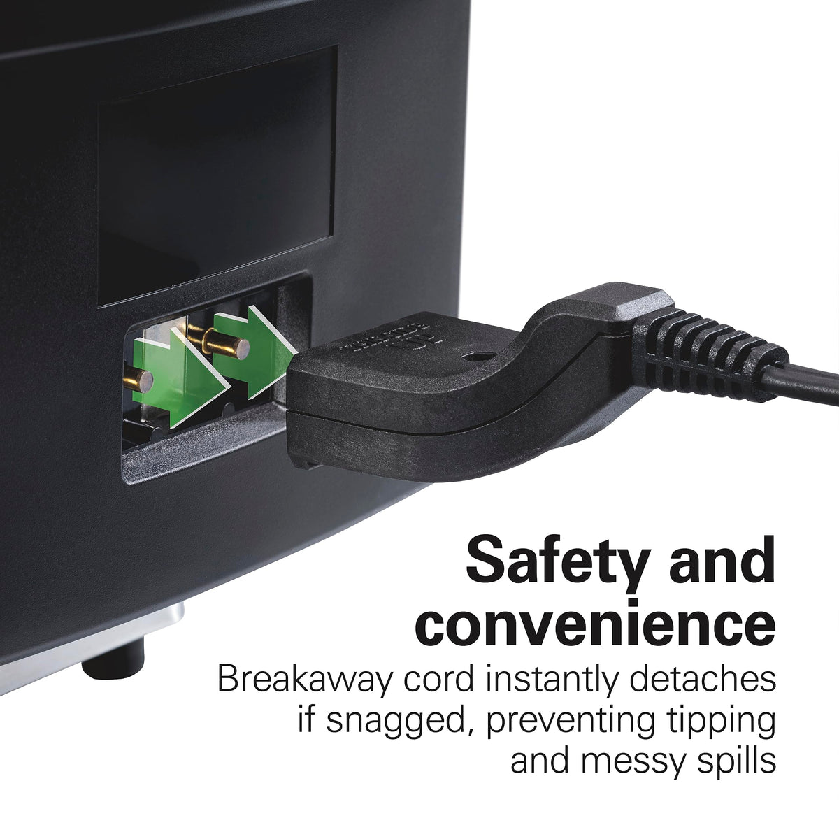 Hamilton Beach deep fryer dishwasher-safe parts simplify cleanup.