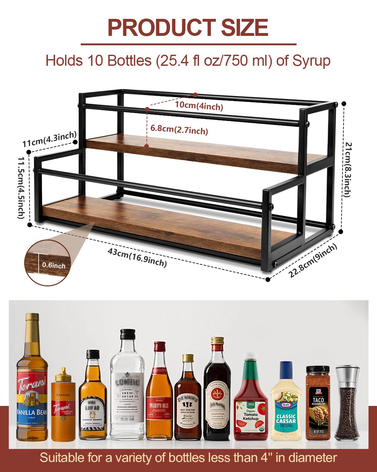 Happilif guardrails keep bottles secure during daily use