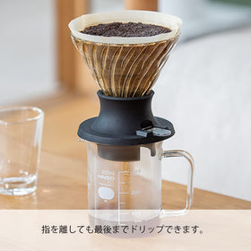 Hario Glass V60 cone is heatproof, durable for daily use.