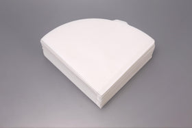 Hario V60 Size01 white paper filter box back view shows packaging details.